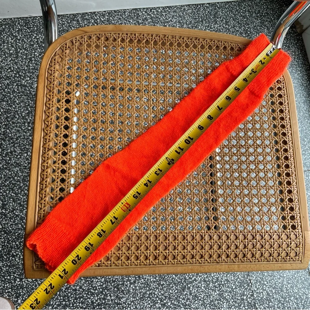 Bright Orange Knit Hand Warmers B1-20